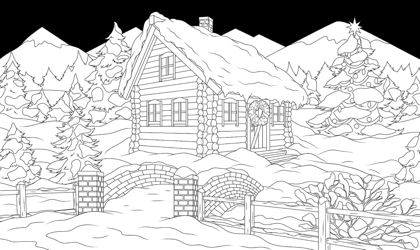 Romantic Christmas Colouring Book
