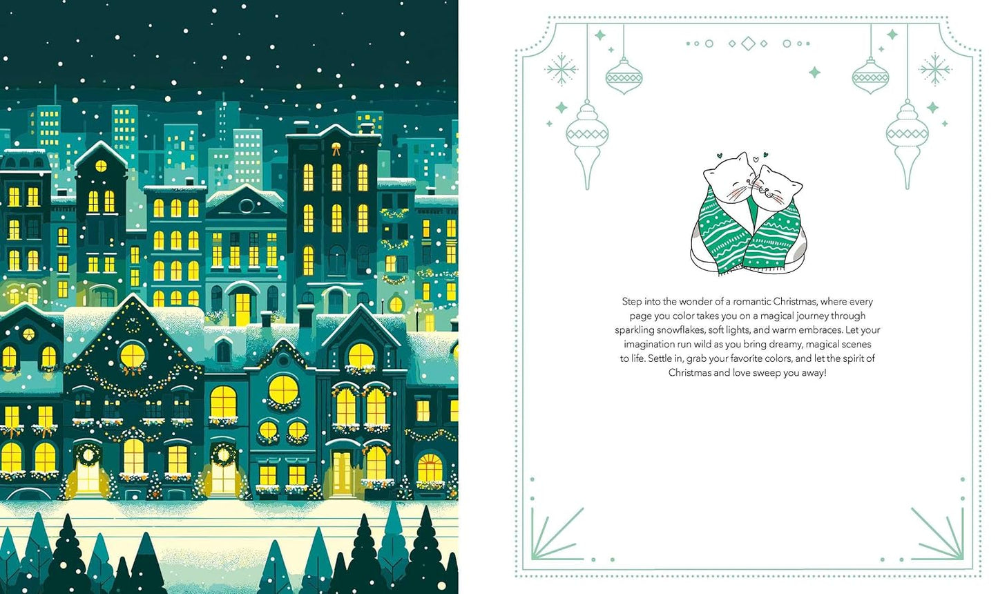 Romantic Christmas Colouring Book