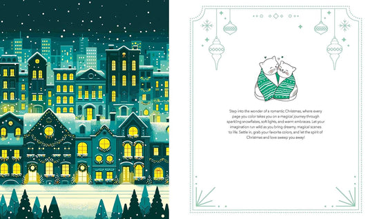 Romantic Christmas Colouring Book
